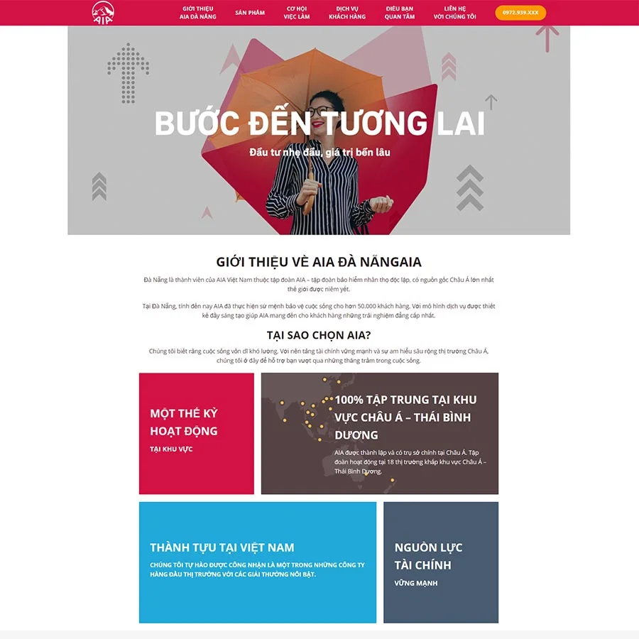 Theme WordPress bảo hiểm 03