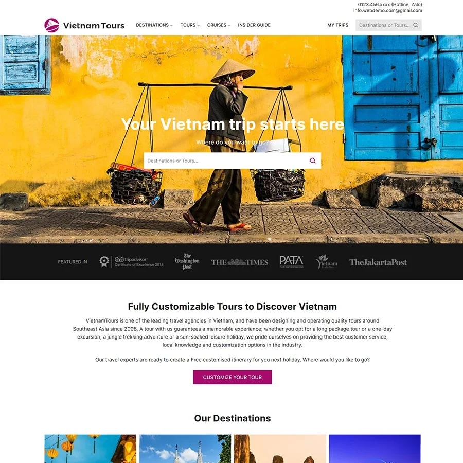 Theme WordPress du lịch 18