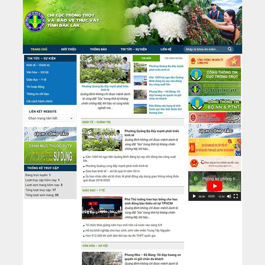 Theme WordPress cơ quan nhà nước