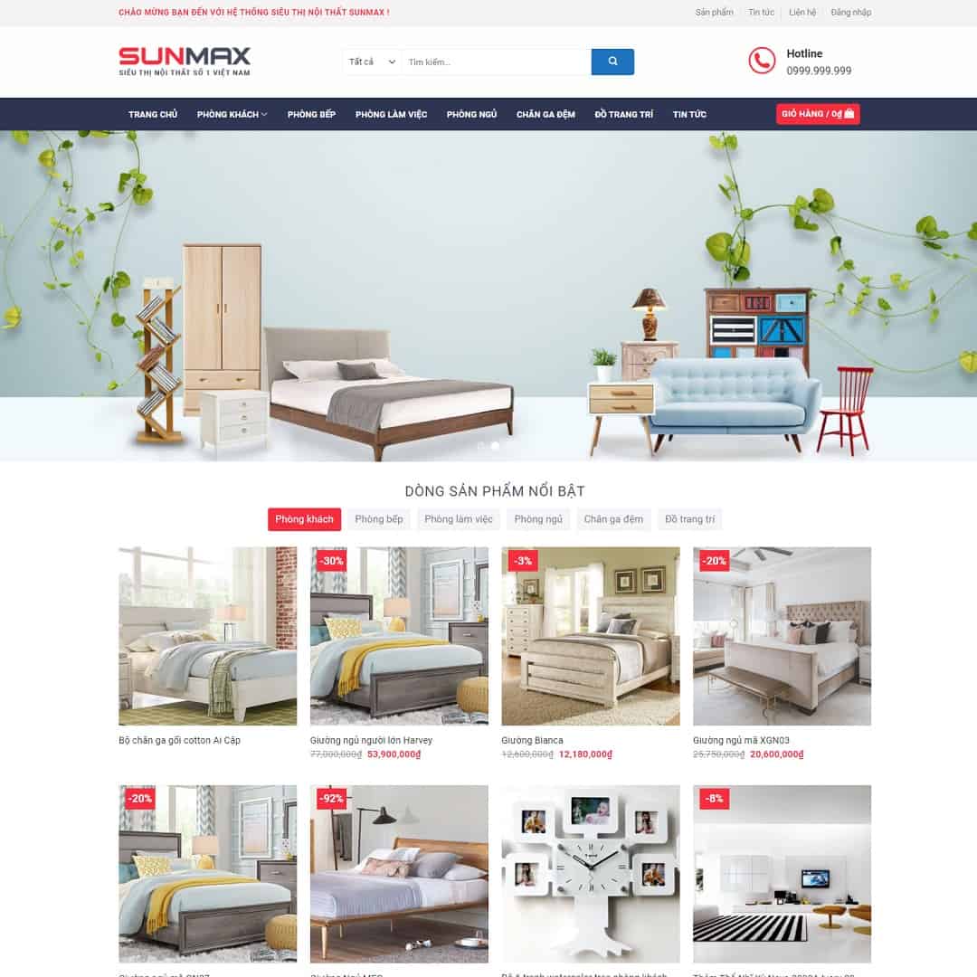 Theme WordPress nội thất 08