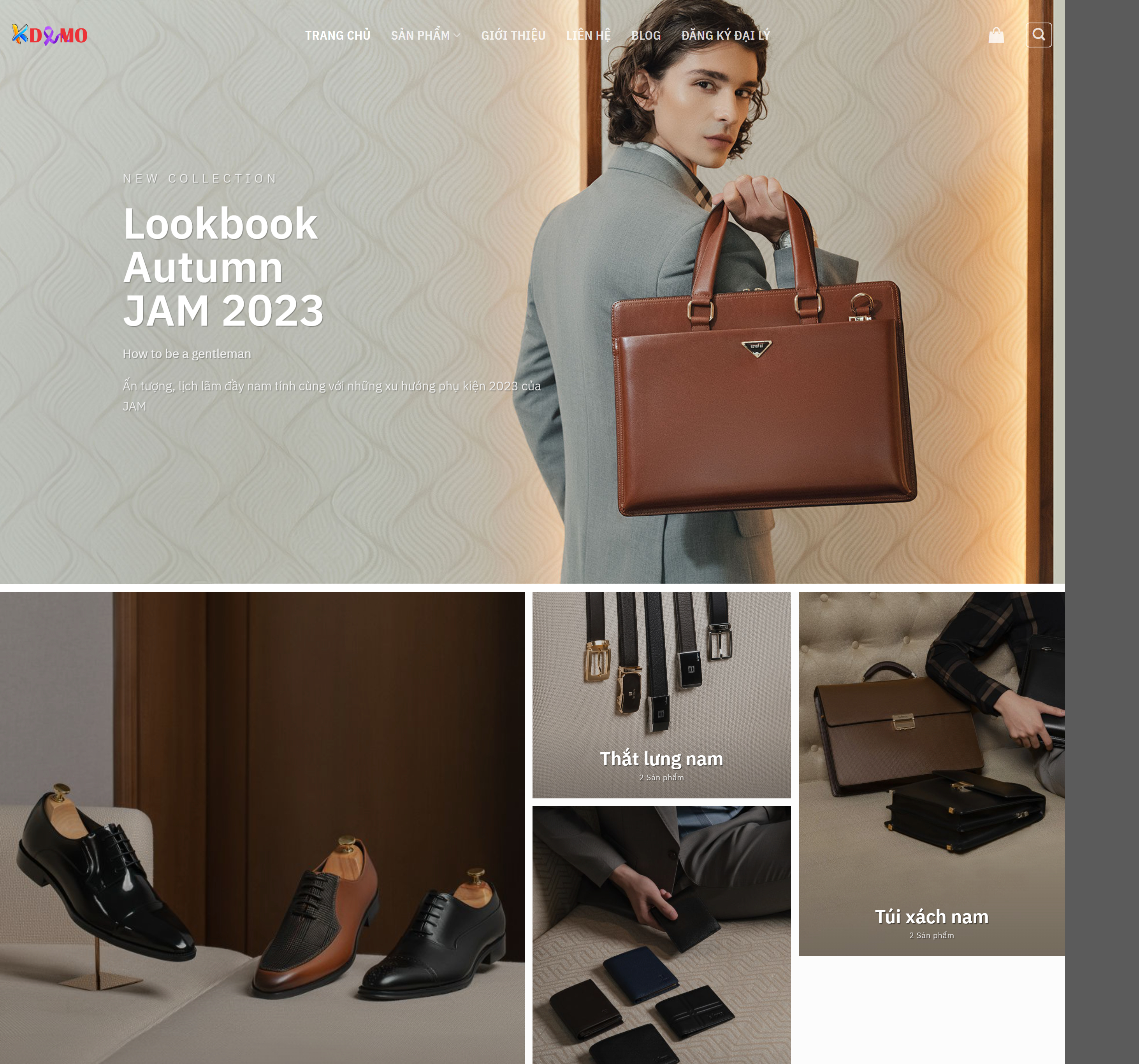 Theme WordPress Sản phẩm Da