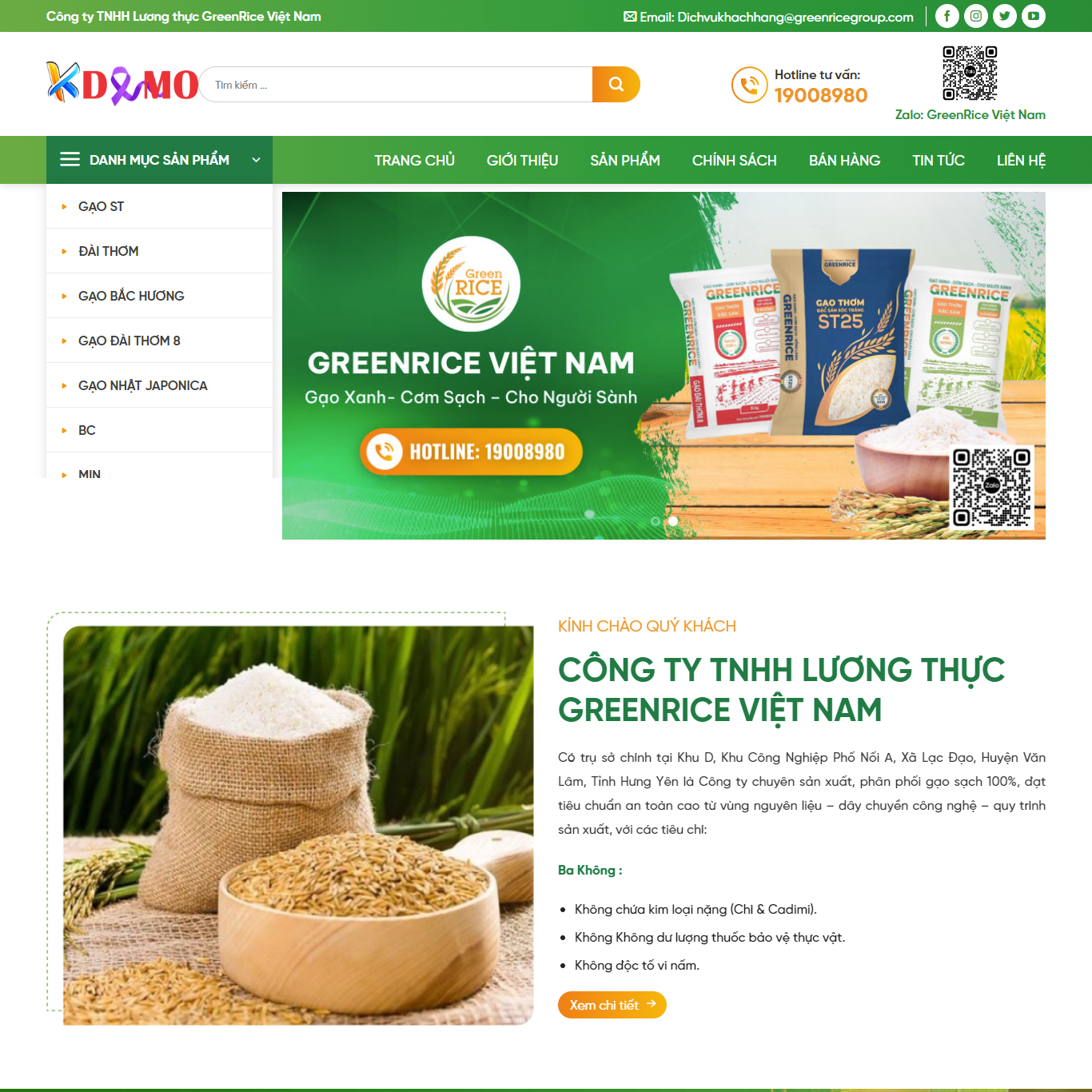 Theme WordPress Gạo ST