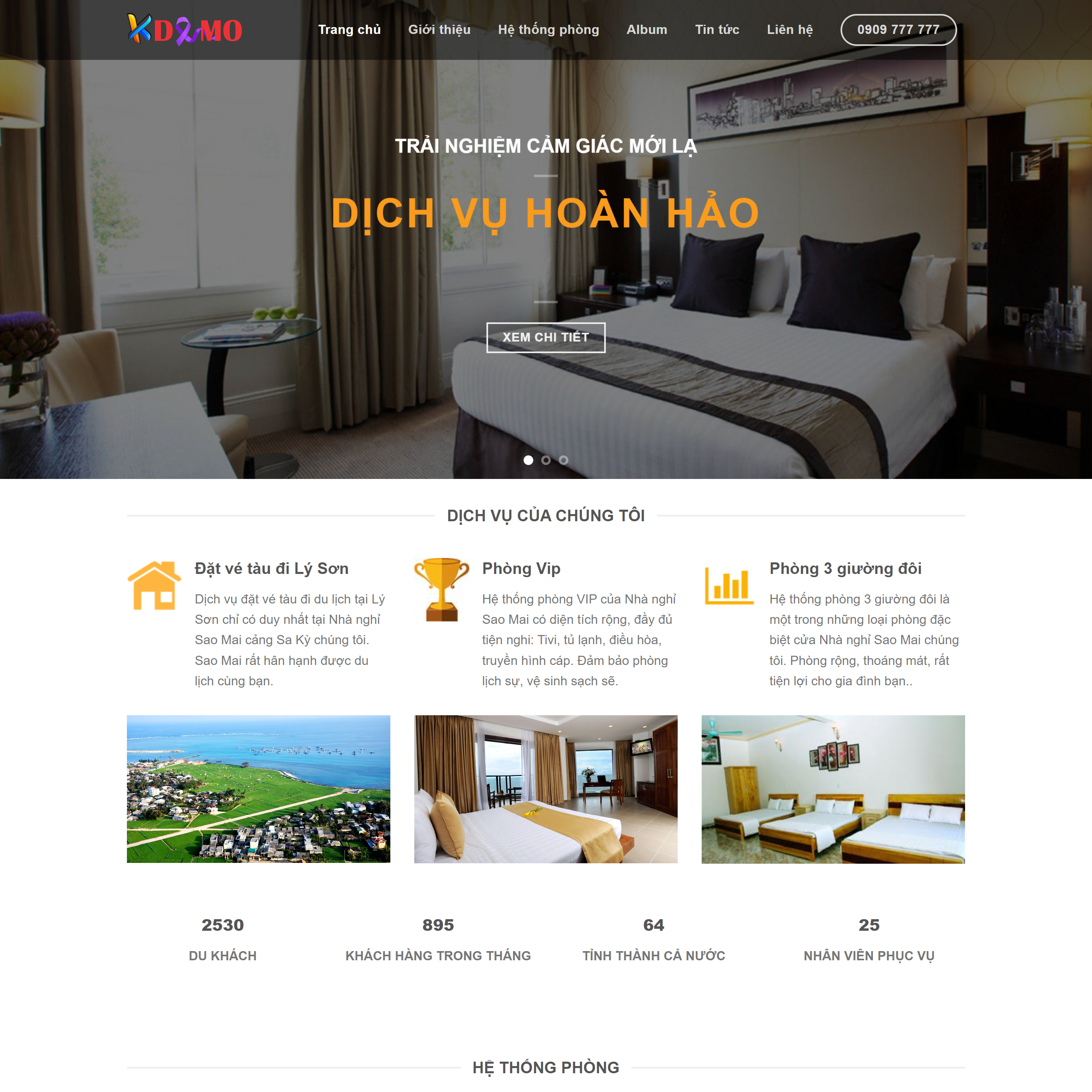Theme WordPress Khách sạn 7