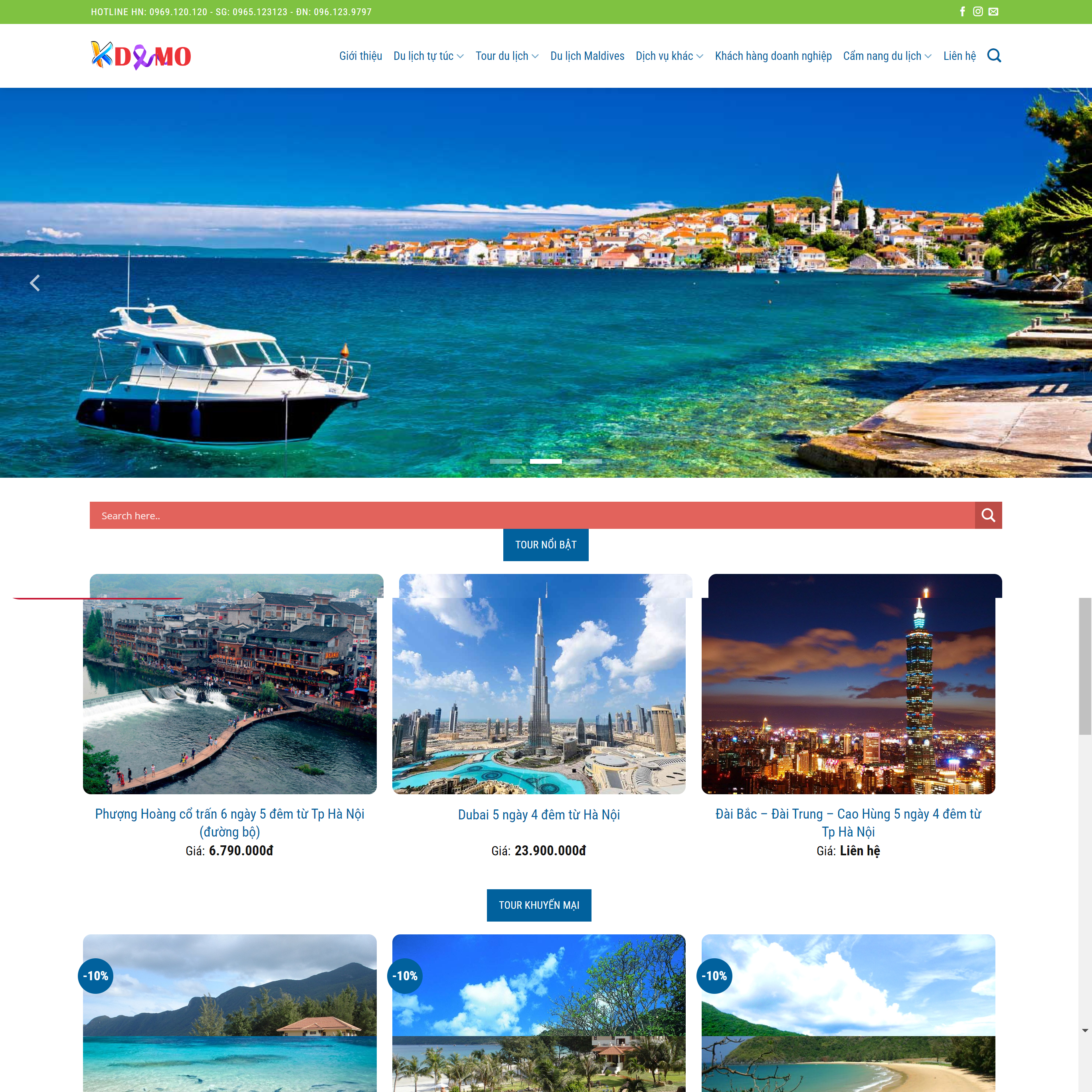 Theme WordPress Du lịch 29