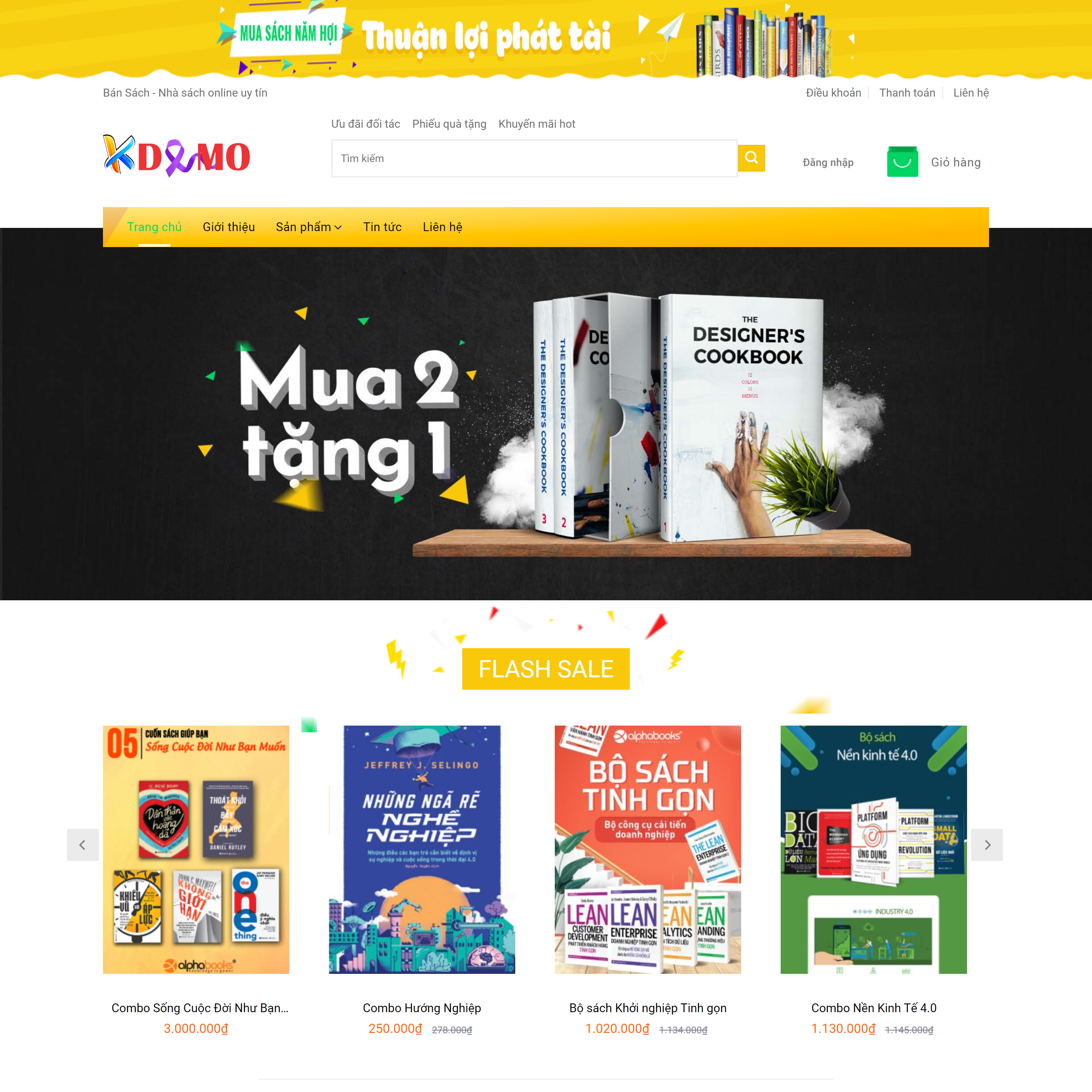 Theme WordPress Nhà sách