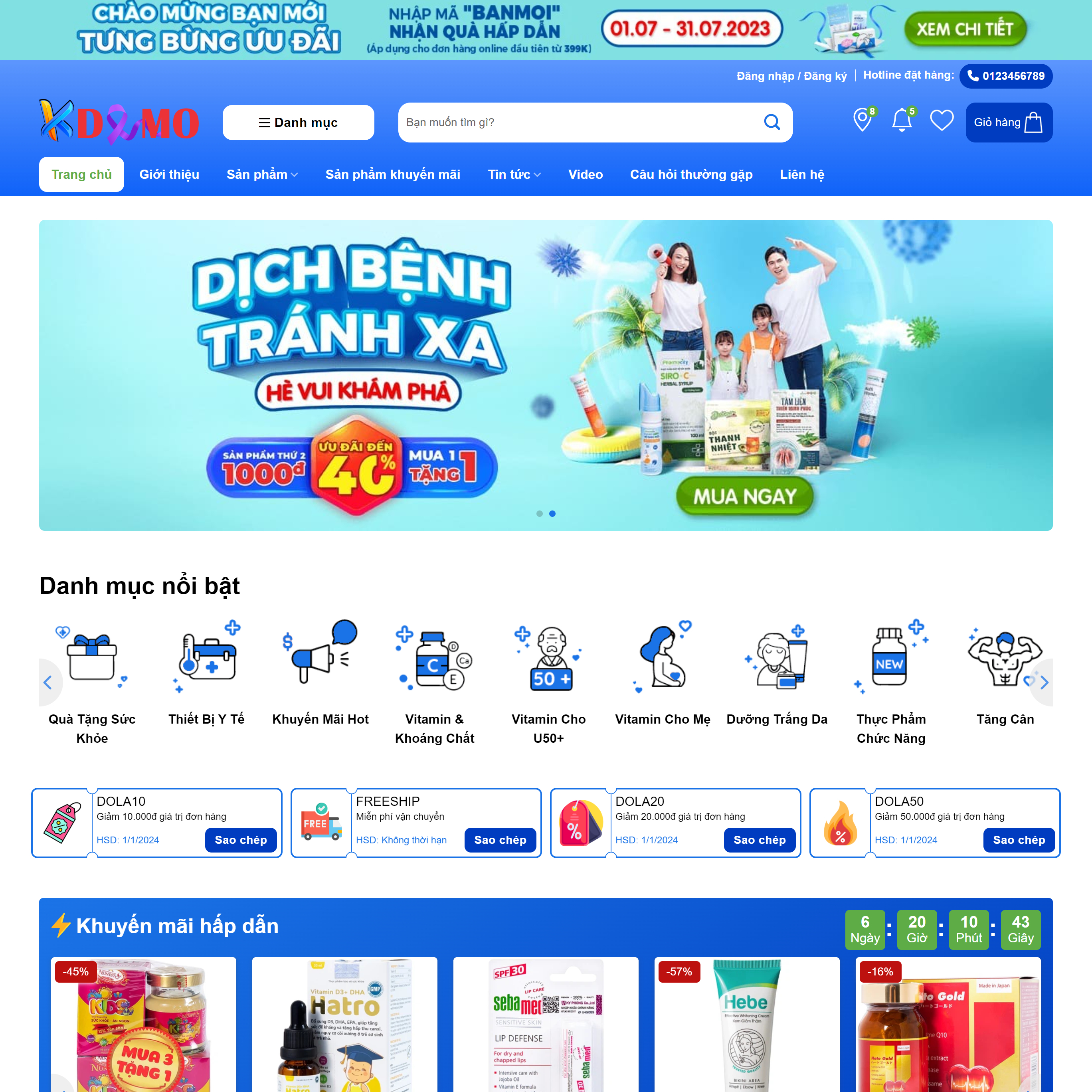 Theme WordPress Nhà thuốc