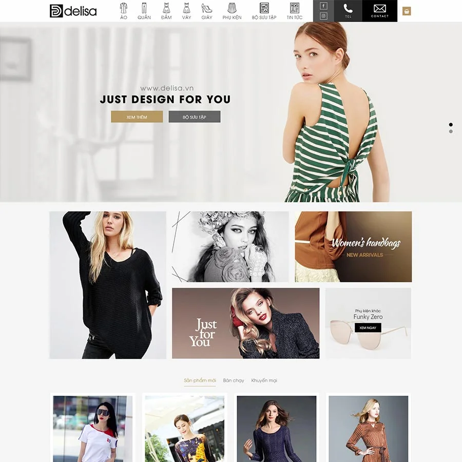 Theme WordPress thời trang 16