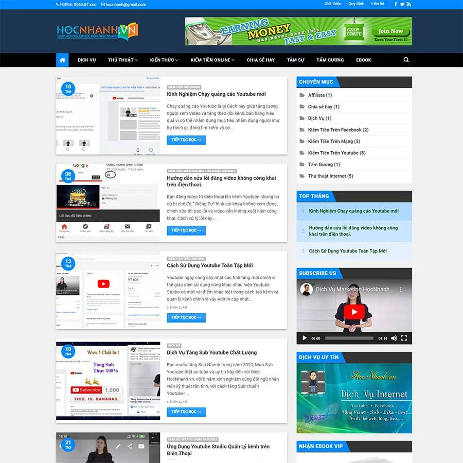 Theme WordPress tin tức 13