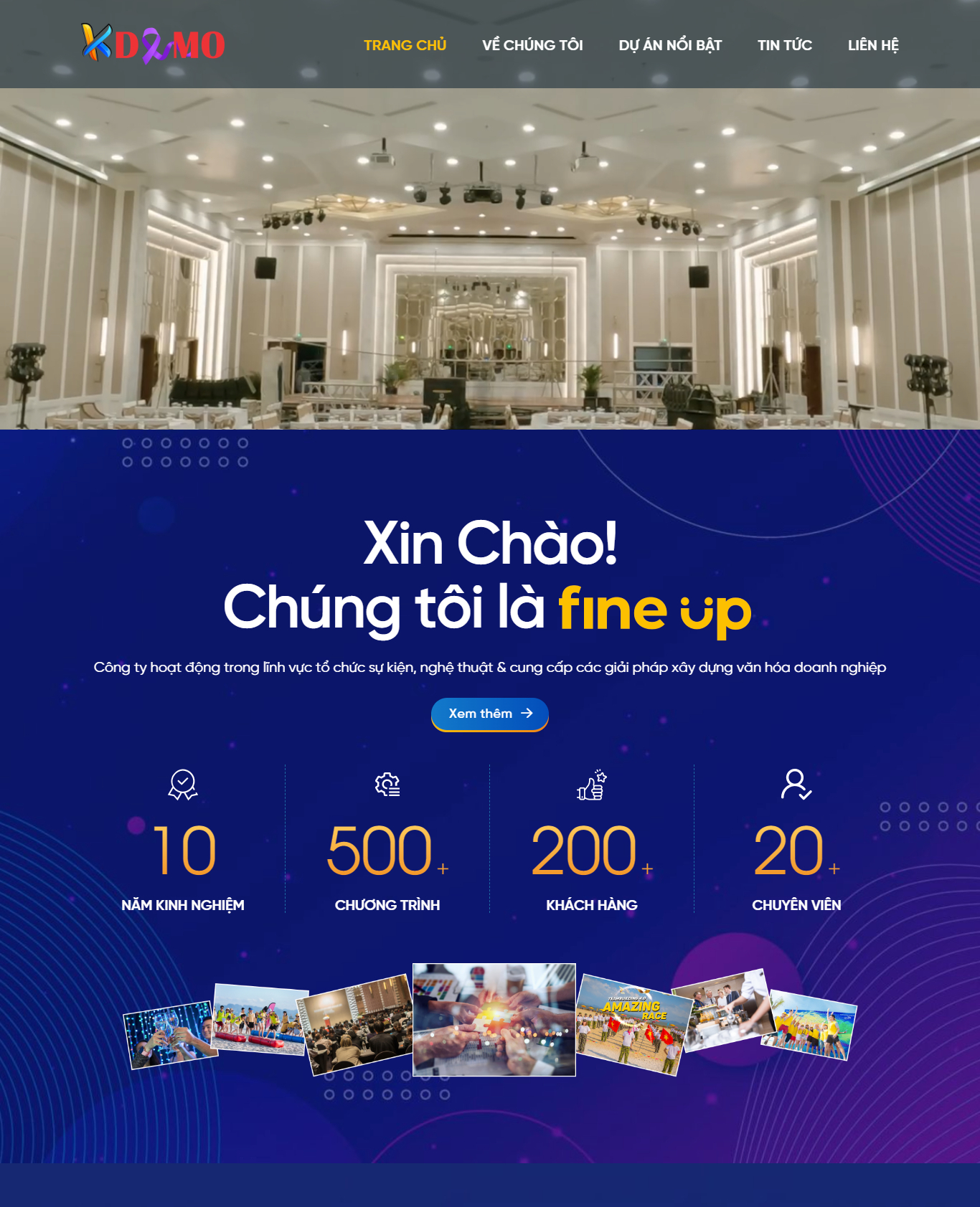 Theme WordPress Tổ chức sự kiện