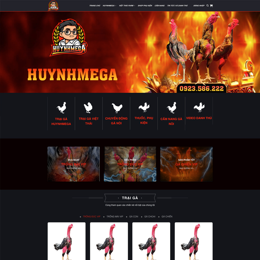 Theme wordpress Gà chọi